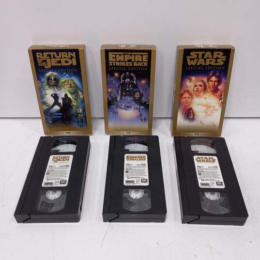 Star Wars Special Edition VHS Trilogy & Widescreen DVD Trilogy Box Sets image number 7
