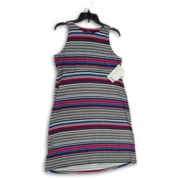 NWT Womens Multicolor Santorini Thera Sleeveless Pullover Tank Dress Size L