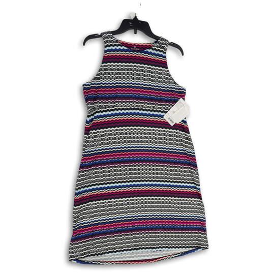NWT Womens Multicolor Santorini Thera Sleeveless Pullover Tank Dress Size L image number 1