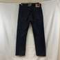 Men's Black Levi's 505 Regular Fit Jeans, Sz. 33x30 image number 2