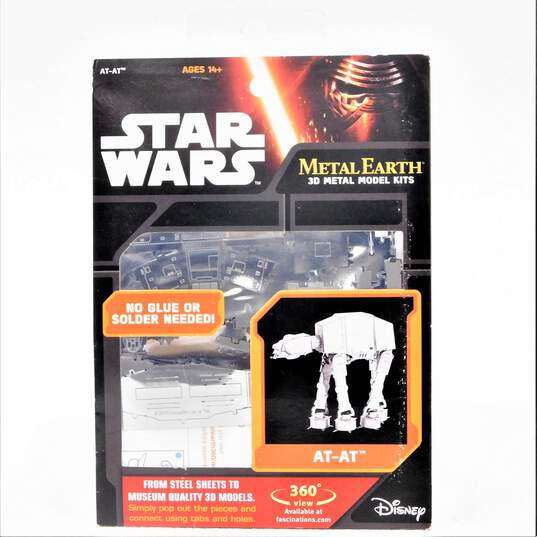 Disney Metal Earth 3D Model Kits The Black Pearl & Star Wars AT-AT & The Fighter image number 2