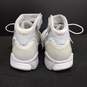 Nike Elite Men's White Leather High-Top Sneakers Size 14 image number 4