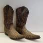 Forastero Croc Embossed Leather Cowboy Western Boots Men's Size 10 M image number 3