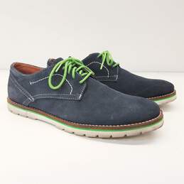 Ben Sherman Mickey Navy Blue Suede Lace Up Shoes Men's Size 7.5 M