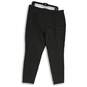 NWT Philosophy Womens Gray Flat Front Tapered Pull-On Ankle Pants Size 2X image number 2