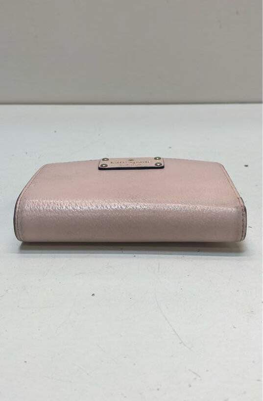 Kate Spade Leather Bifold Wallet Pink image number 4