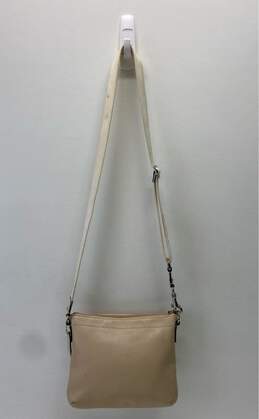 COACH Tan Leather Turnlock Pocket Crossbody Bag alternative image