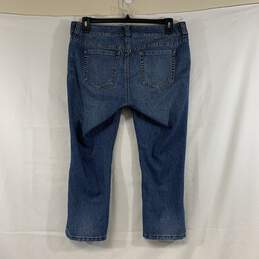 Women's Medium Wash Torrid Distressed Cropped Jeans, Sz. 14 alternative image