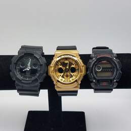 Casio G-Shock Mixed Models Analog & Digital Watch Bundle of Three