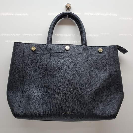 Calvin Klein Leather Tote Bag image number 1