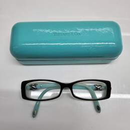 AUTHENTICATED TIFFANY & CO TF2016 RECTANGULAR EYEGLASS FRAMES ONLY W/ CASE