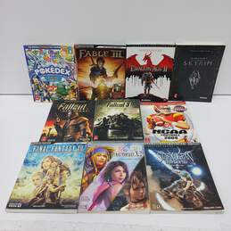 Lot of 10 Video Game Guides