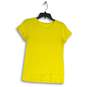J. Crew Womens Yellow Short Sleeve Crew Neck Pullover T-Shirt Size Small image number 1