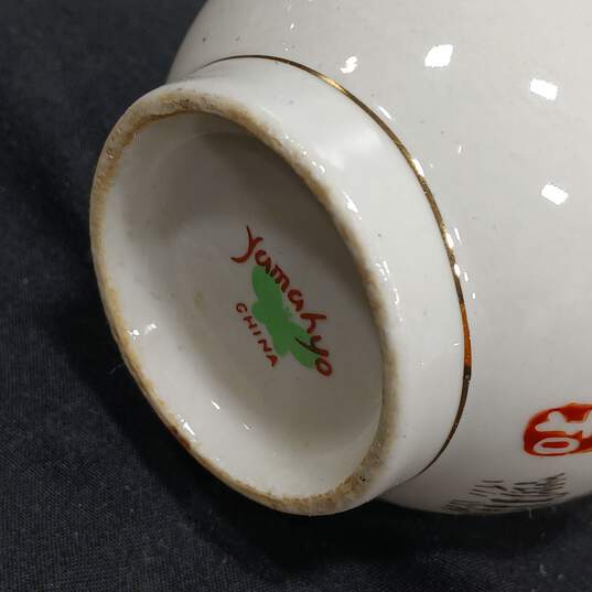 Vintage Yamahyo Traditional Tea Pot with 3 Teacups image number 8