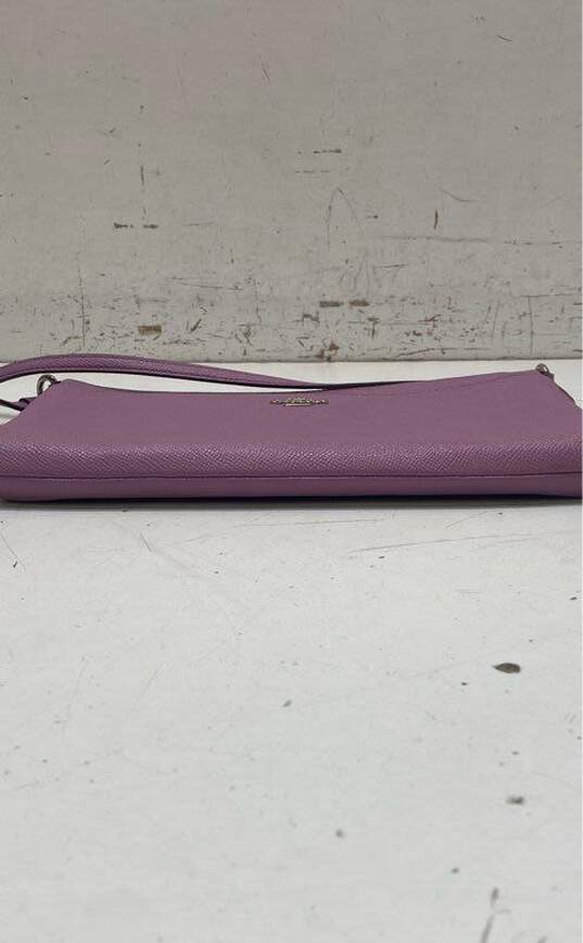 COACH F22252 Lavender Leather Crossbody Bag image number 3