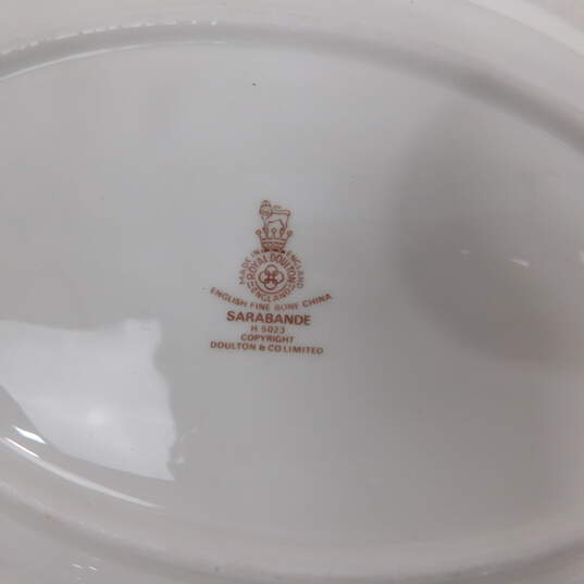 Royal Doulton Srarblande Oval Platter & Oval Bowl W/ Zipper Storage Cases image number 7