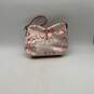 Womens M3U-7028 Pink Ivory Signature Pockets Buckle Charm Shoulder Handbag image number 2