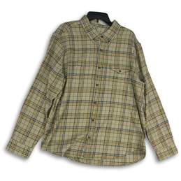 Porter+Ash Mens Multicolor Plaid Spread Collar Long Sleeve Button-Up Shirt Sz XL