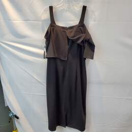 Maggy London Long Black Sleeveless Dress NWT Women's Size 16 alternative image