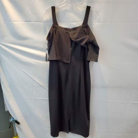 Maggy London Long Black Sleeveless Dress NWT Women's Size 16 image number 2