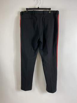 I.N.C International Concepts Men Black Red Stripe Pants 36 NWT