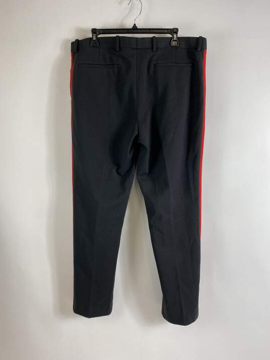 I.N.C International Concepts Men Black Red Stripe Pants 36 NWT image number 1