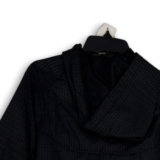 Mens Black Blue Long Sleeve Welt Pocket Full-Zip Activewear Jacket Size XS image number 2