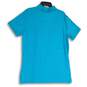 NWT Mens Blue Short Sleeve Spread Collar Golf Polo Shirt Size Large image number 2