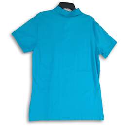 NWT Mens Blue Short Sleeve Spread Collar Golf Polo Shirt Size Large alternative image