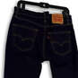 Mens Blue 511 Denim Dark Wash Pockets Slim Fit Skinny Leg Jeans Size 32X30 image number 3