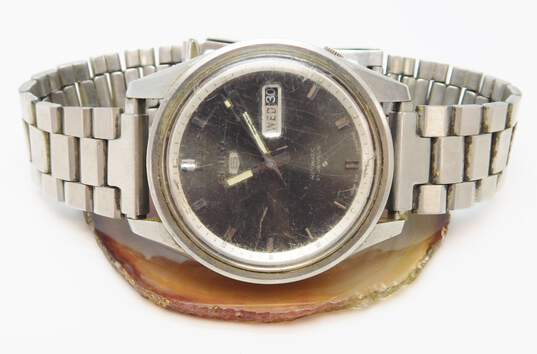 Buy the Seiko 5 Automatic 17 Jewels Day Date Stainless Steel 6119-8160  Watch | GoodwillFinds