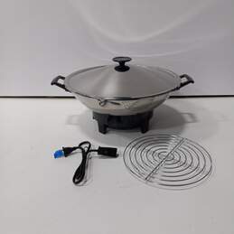 West Bend Stainless Steel 49.9Electric Wok Model 80006