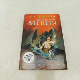 The Fires Of Merlin By T.A. Barron Signed By Author