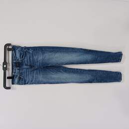 Women's Blue Hi-Rise Jegging Jeans Size 00 Regular