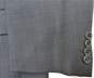 Grey Glen Plaid Virgin Wool Blend Suit Jacket Blazer Mens EU 44 With COA image number 2