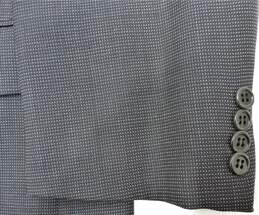 Grey Glen Plaid Virgin Wool Blend Suit Jacket Blazer Mens EU 44 With COA alternative image