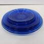 Hazel Atlas Moderntone Blue Glass Plates Assorted 6pc Lot image number 4