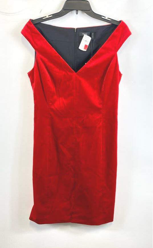 Theory Red Casual Dress - Size 8 image number 1