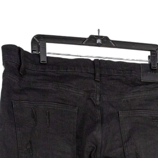 NWT Mens Black Denim Dark Wash Straight Leg Jeans Size 42x32 image number 4