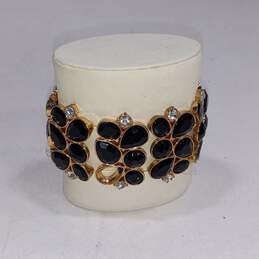 Bundle of Assorted Black, White, and Gold Fashion Jewelry alternative image