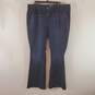 Torrid Women Blue Mid-Rise Flare Jeans 20XT image number 5