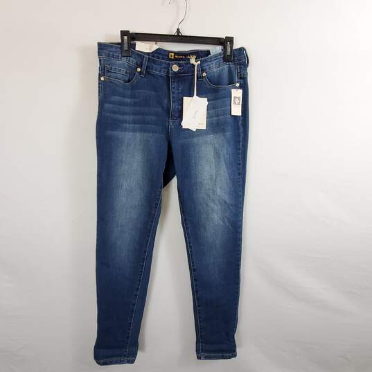 Anne Klein Women Straight Blue Jeans Sz 8 NWT image number 1