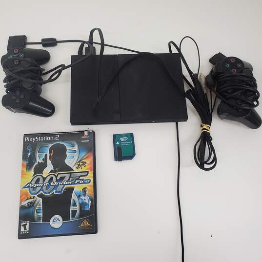 the Sony PlayStation 2 PS2- Console 2 Controllers-2 games-Power Adapter-TESTED POSTIVE | GoodwillFinds