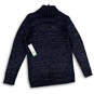 NWT Womens Blue Shawl Collar Long Sleeve Knitted Pullover Sweater Size L image number 2