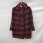 Coach Plaid Long Peacoat Size XS NWT image number 1