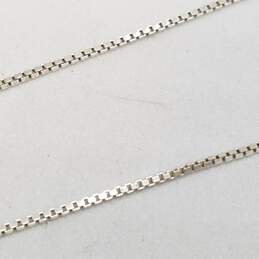 FAS 925 Silver Asst. Gemstone Pendant 16.5" Necklace/Ring BD. (DAMAGED) 12.6g alternative image