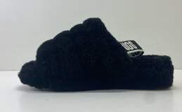 UGG Fluff Yeah Black Slip-On Slippers Women's Size 7 alternative image