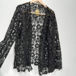Women’s Vintage Suzanne Betro Lace Cropped Cardigan Sz 3X NWT