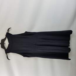 Loft Women Black Sleeveless Dress 4 alternative image