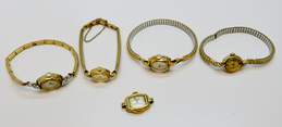 Vintage Gold Filled & Jeweled Mechanical Bulova & Elgin Ladies Watches 57.5g
